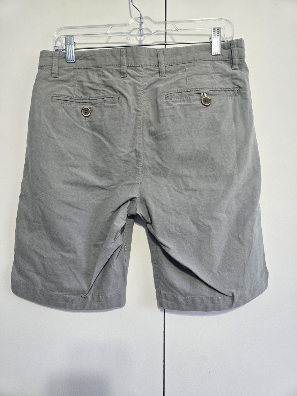Ted Baker London Mens Shorts 30R Gray Chino Shorts Cotton Casual Designer - Picture 2 of 4